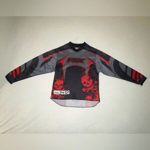 Fox Racing Kids Jersey in Red and Gray size Small Unisex